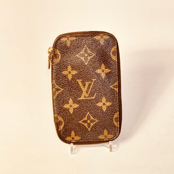Louis Vuitton Key Holder Brown Monogram Zipper round - Picture 2 of 14